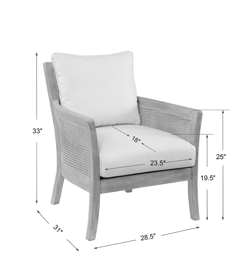 Uttermost Encore Natural Armchair 23461