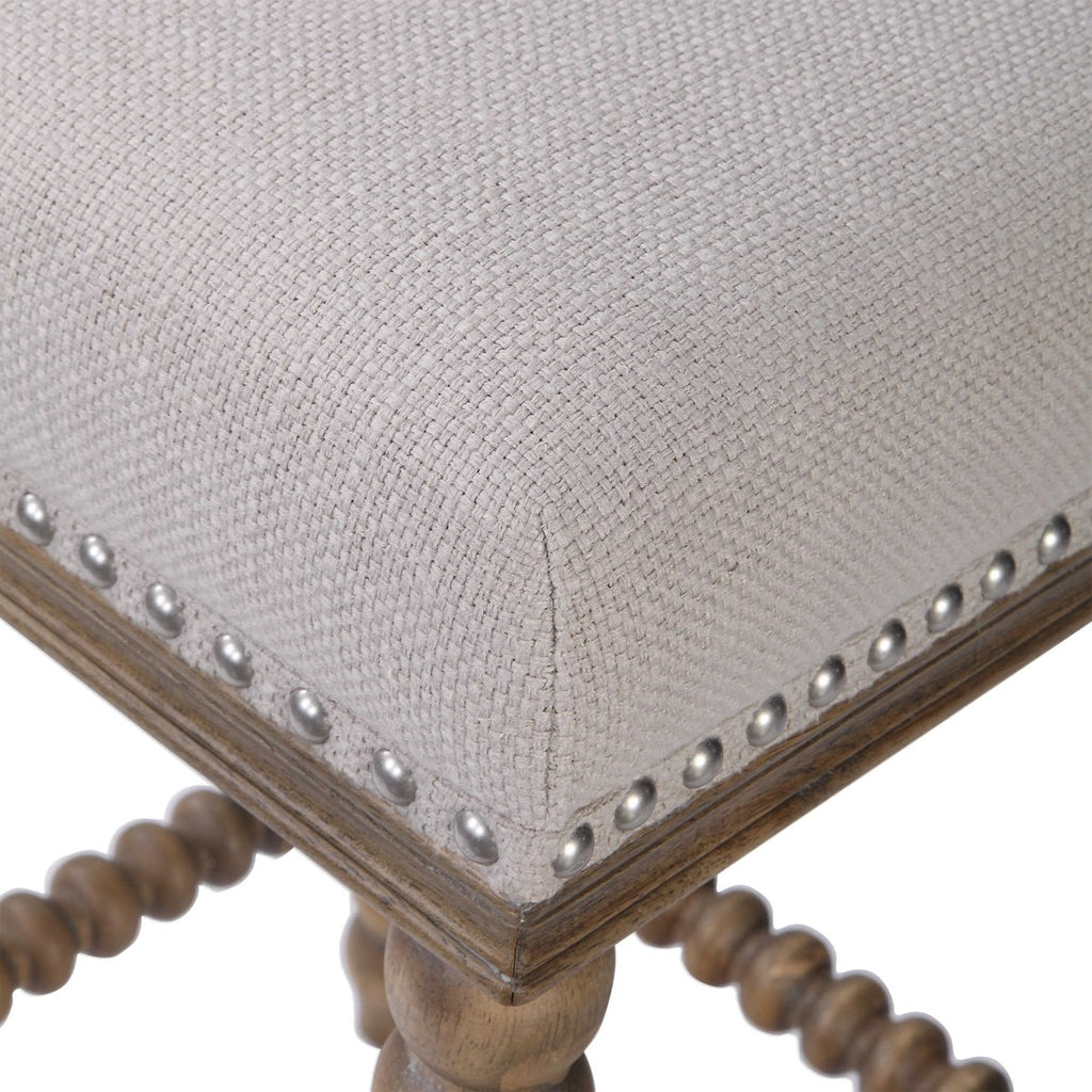 Uttermost Pryce Wooden Counter Stool 23495