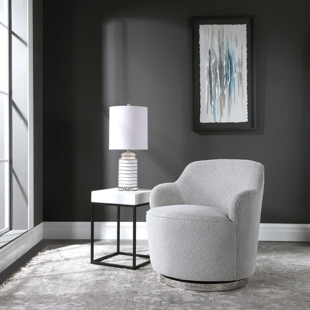 Uttermost Hobart Casual Swivel Chair 23529
