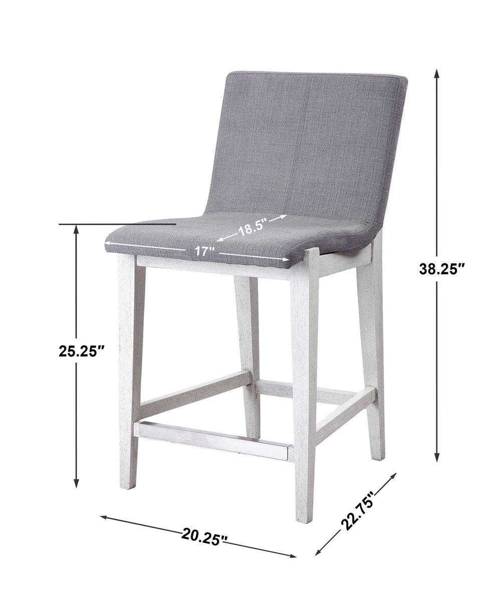 Uttermost Brazos Gray Counter Stool 23554