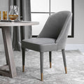 Uttermost Brie Armless Chair Gray Set Of 2 23555-2
