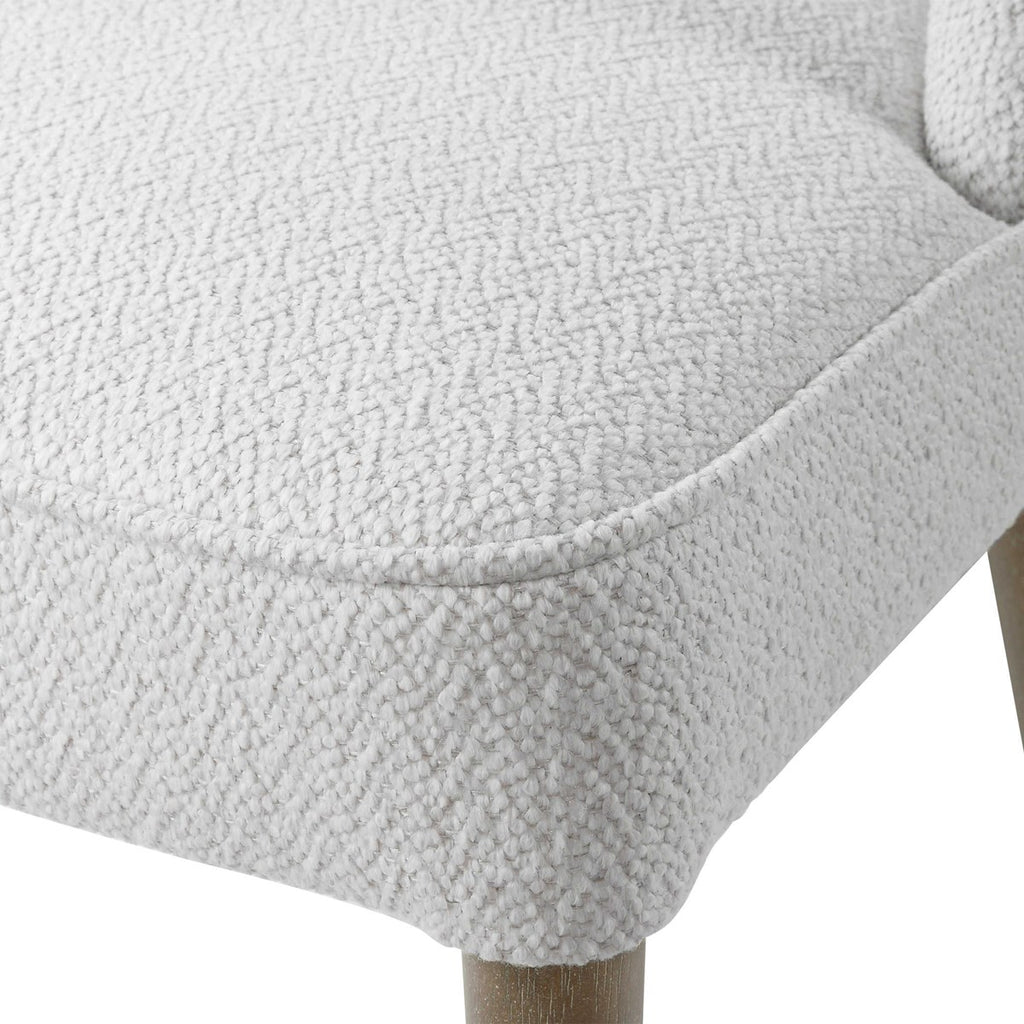 Uttermost Brie Armless Chair White Set Of 2 23558-2