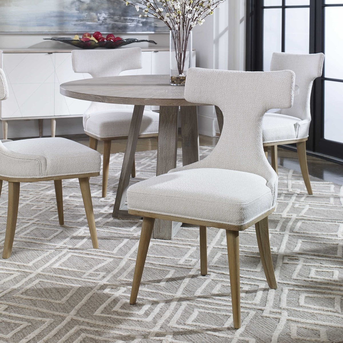 Uttermost Klismos Accent Chair Set Of 2 23561-2