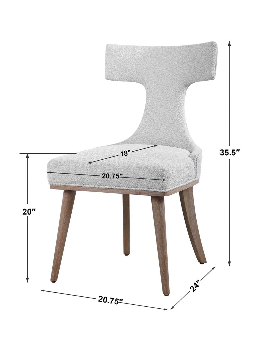 Uttermost Klismos Accent Chair Set Of 2 23561-2