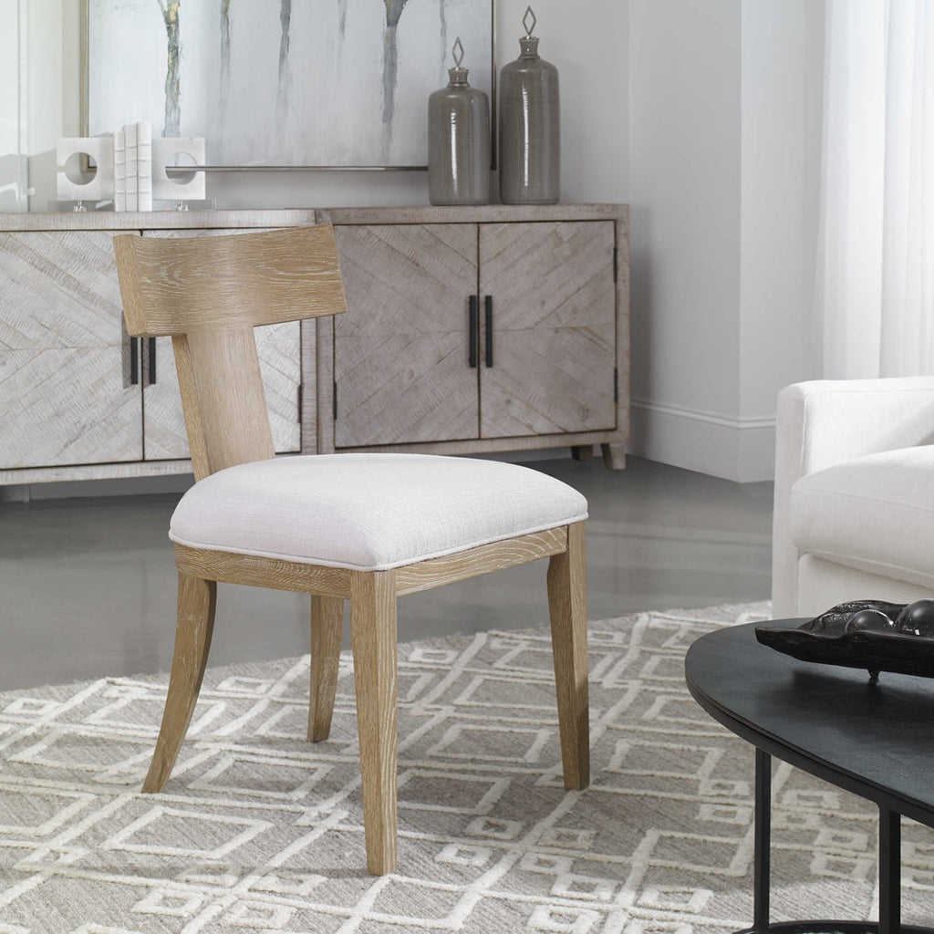 Uttermost Idris Armless Chair Natural 23595