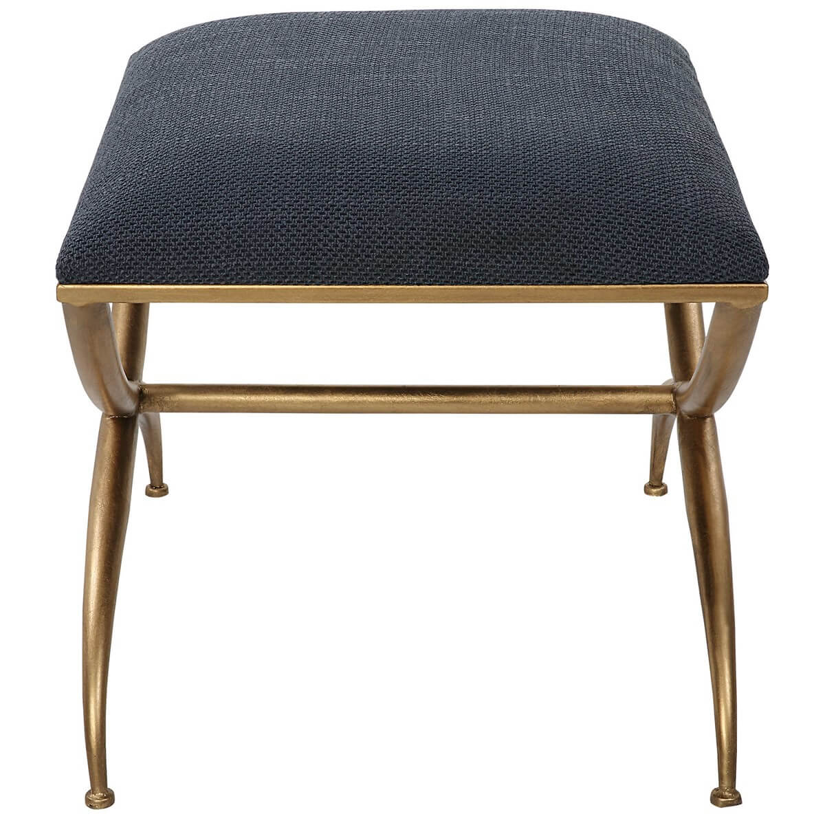 UTTERMOST CROSSING SMALL BENCH NAVY 23678