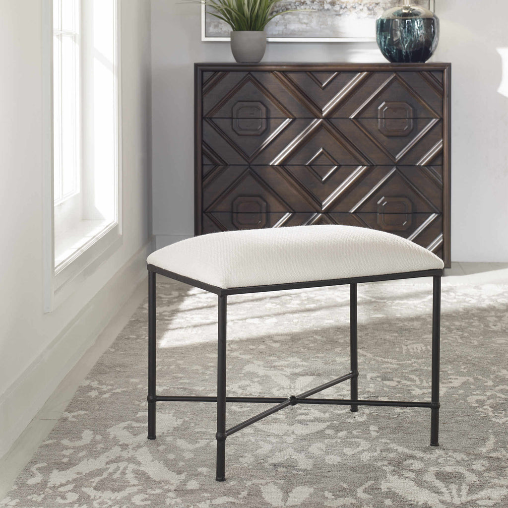 UTTERMOST AVENHAM SMALL BENCH BLACK 23680