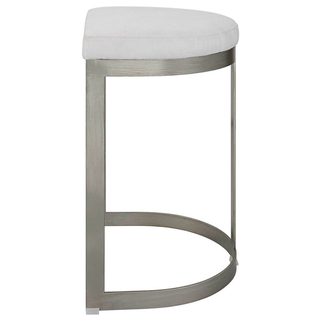 UTTERMOST IVANNA COUNTER STOOL SILVER 23687