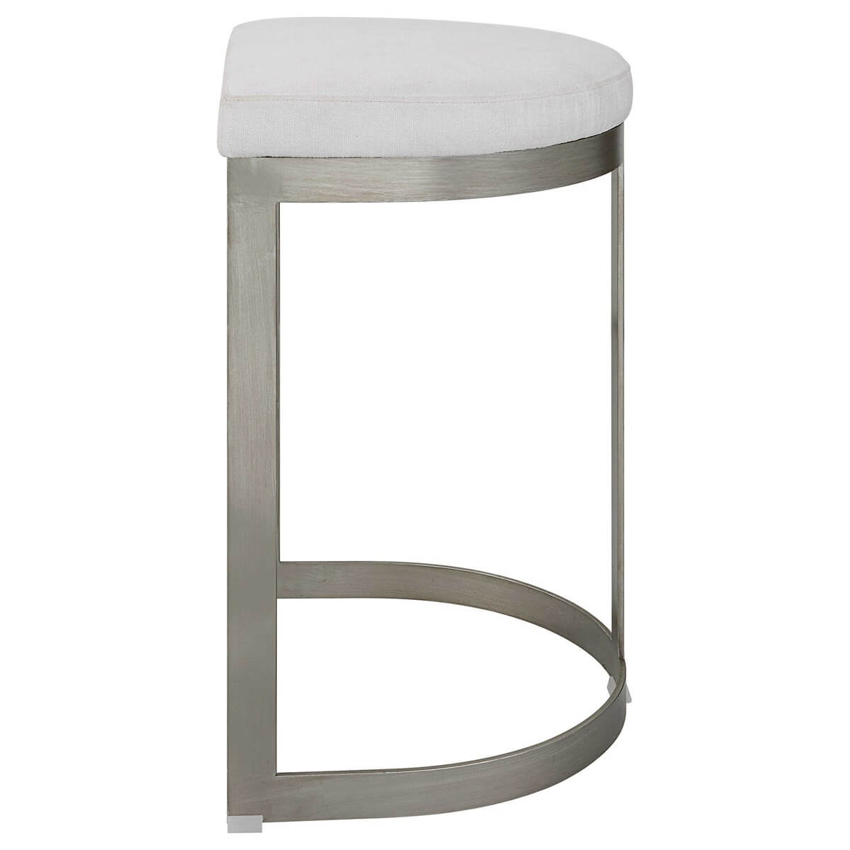 UTTERMOST IVANNA COUNTER STOOL SILVER 23687