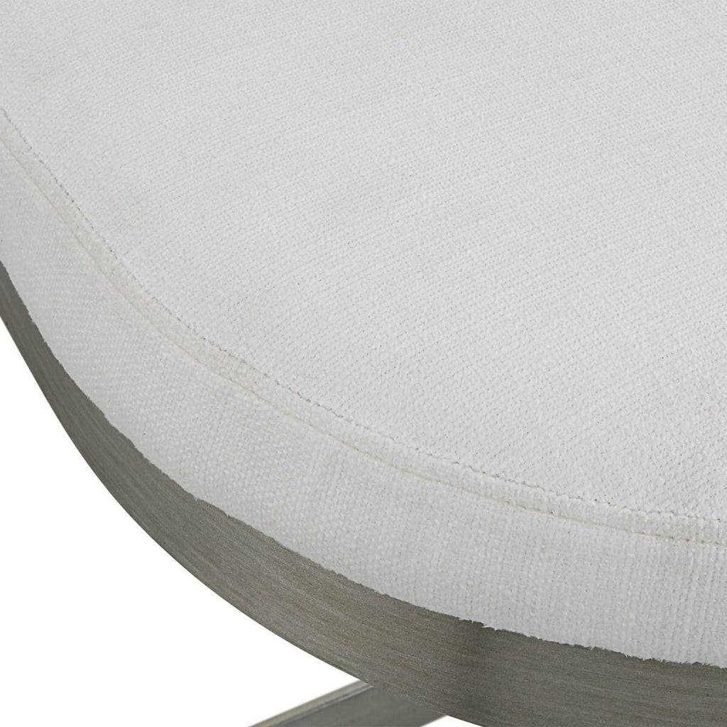 UTTERMOST IVANNA COUNTER STOOL SILVER 23687