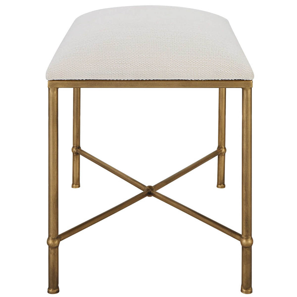 UTTERMOST AVENHAM SMALL BENCH GOLD 23689