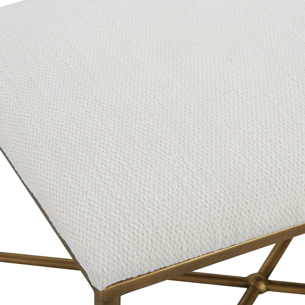 UTTERMOST AVENHAM SMALL BENCH GOLD 23689