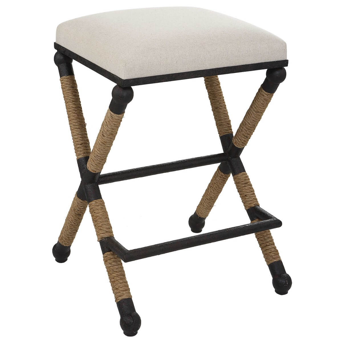 UTTERMOST FIRTH COUNTER STOOL OATMEAL 23709