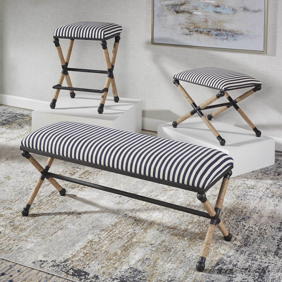 Uttermost Braddock Small Bench 23228