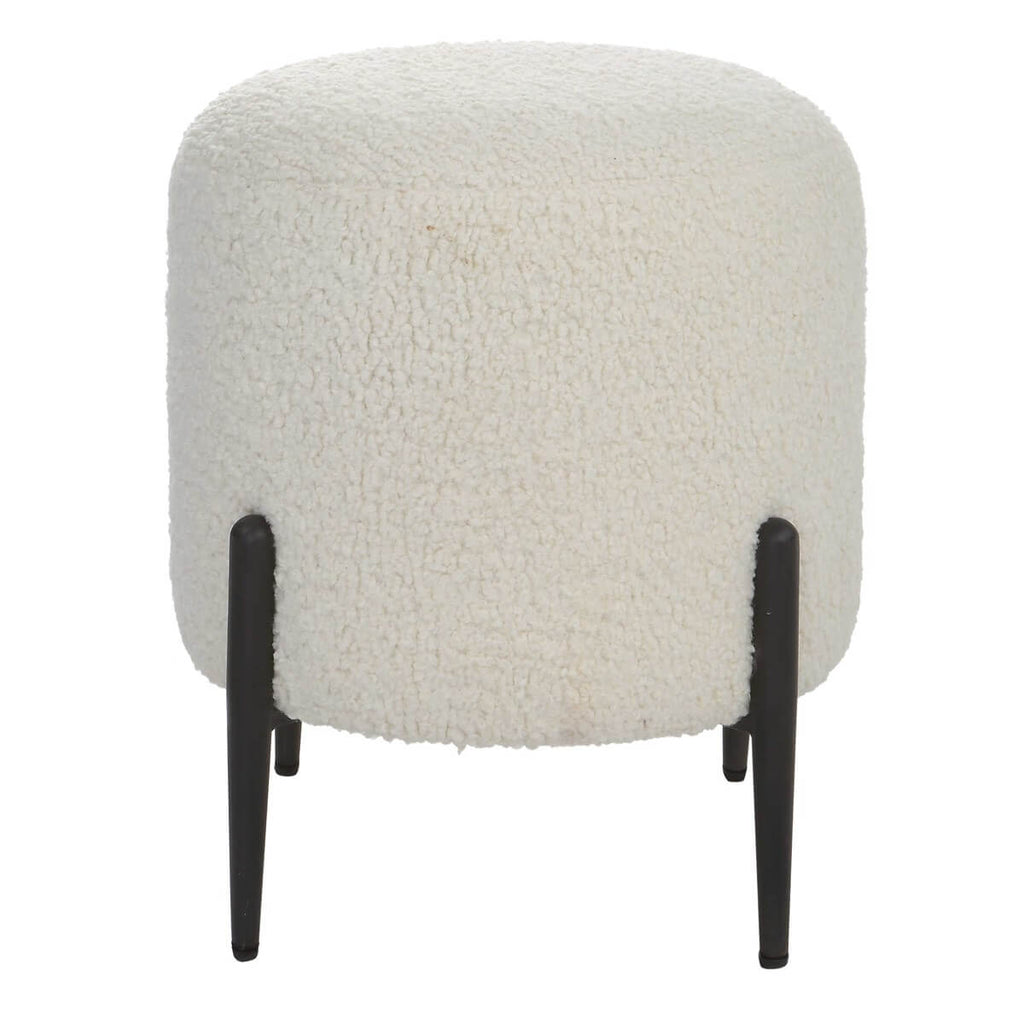 UTTERMOST ARLES OTTOMAN  WHITE  23715