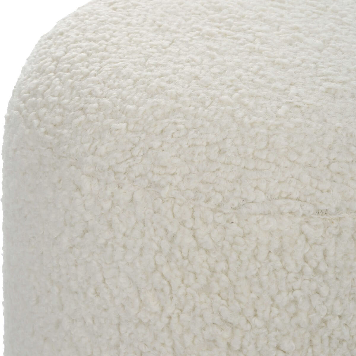UTTERMOST ARLES OTTOMAN  WHITE  23715