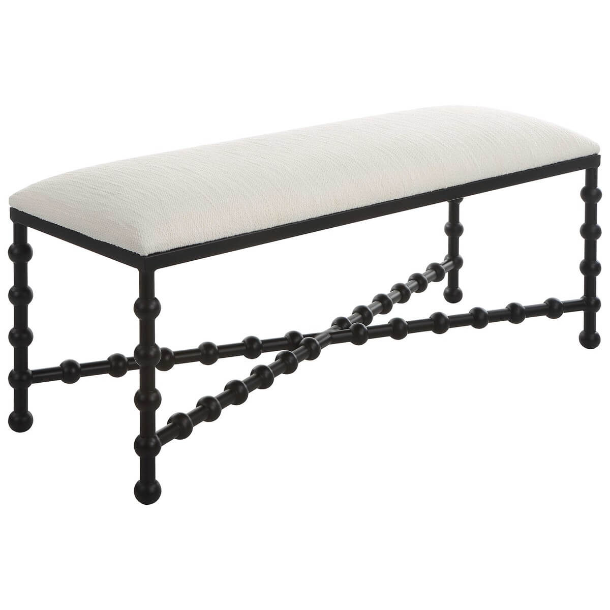 UTTERMOST IRON DROPS BENCH 23756