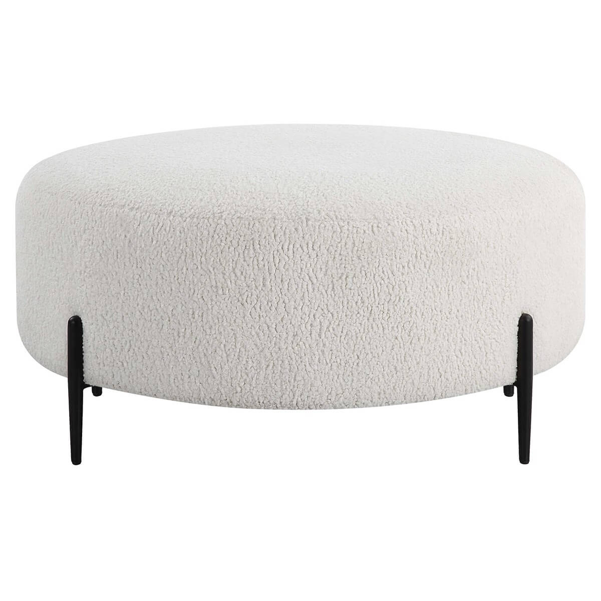 UTTERMOST ARLES LARGE OTTOMAN BLACK 23778