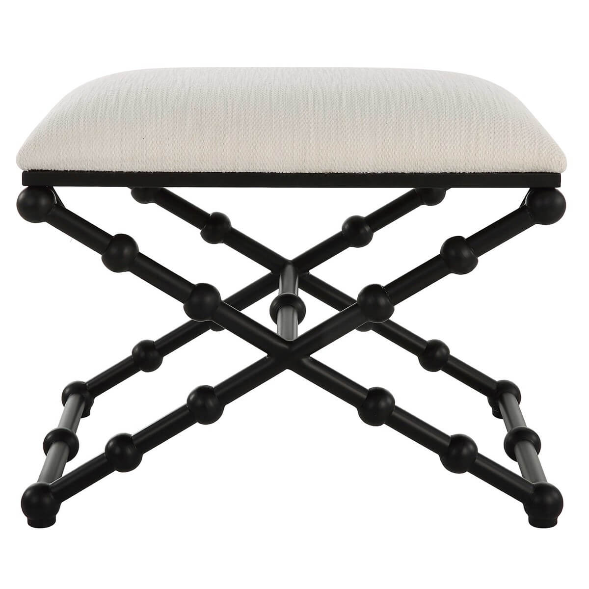 UTTERMOST IRON DROPS SMALL BENCH 23782