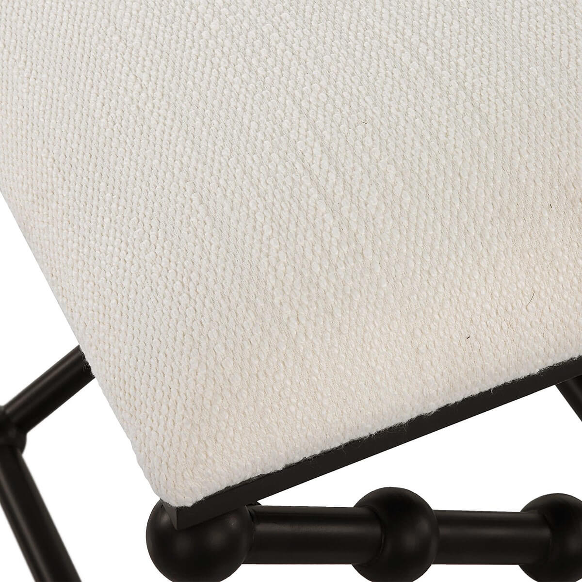 UTTERMOST IRON DROPS SMALL BENCH 23782