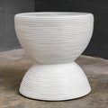 UTTERMOST BONGO SIDE TABLE WHITE 23801
