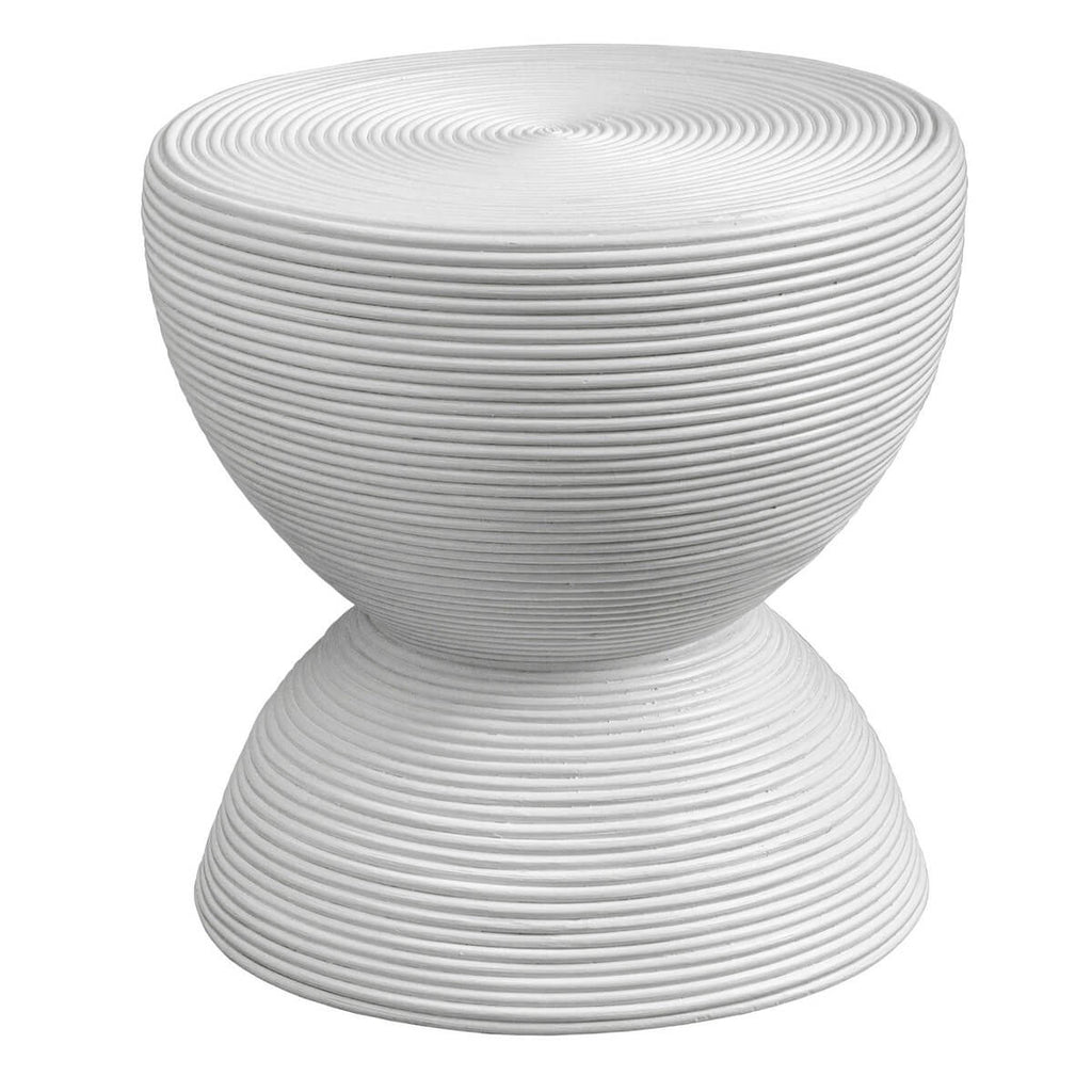 UTTERMOST BONGO SIDE TABLE WHITE 23801