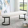 UTTERMOST INFINITY BENCH BLACK 23817