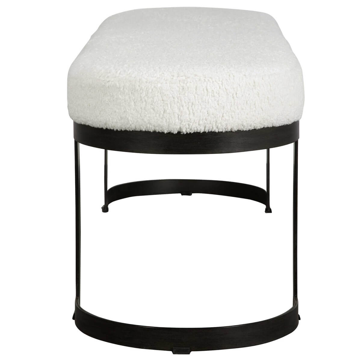 UTTERMOST INFINITY BENCH BLACK 23817