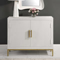 UTTERMOST  FRONT RANGE 2 DOOR CABINET WHITE 24013