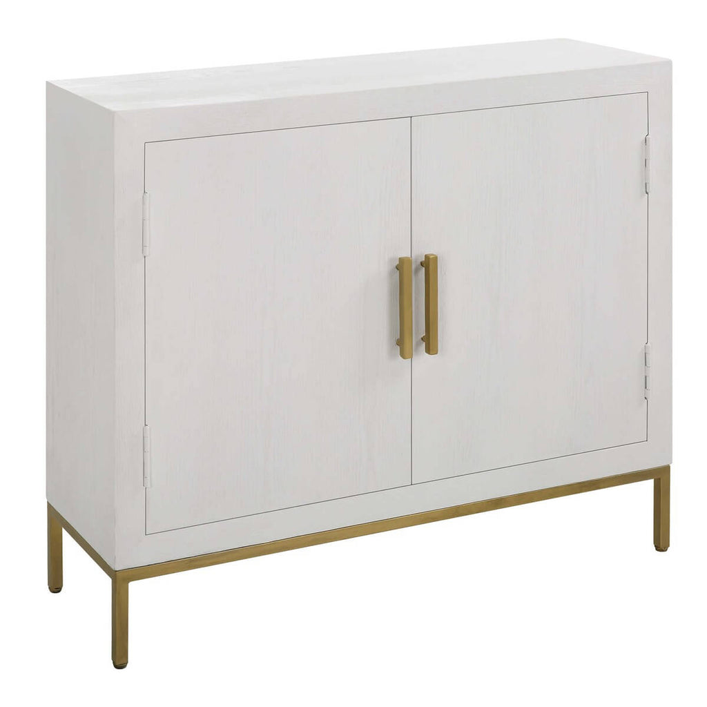 UTTERMOST  FRONT RANGE 2 DOOR CABINET WHITE 24013