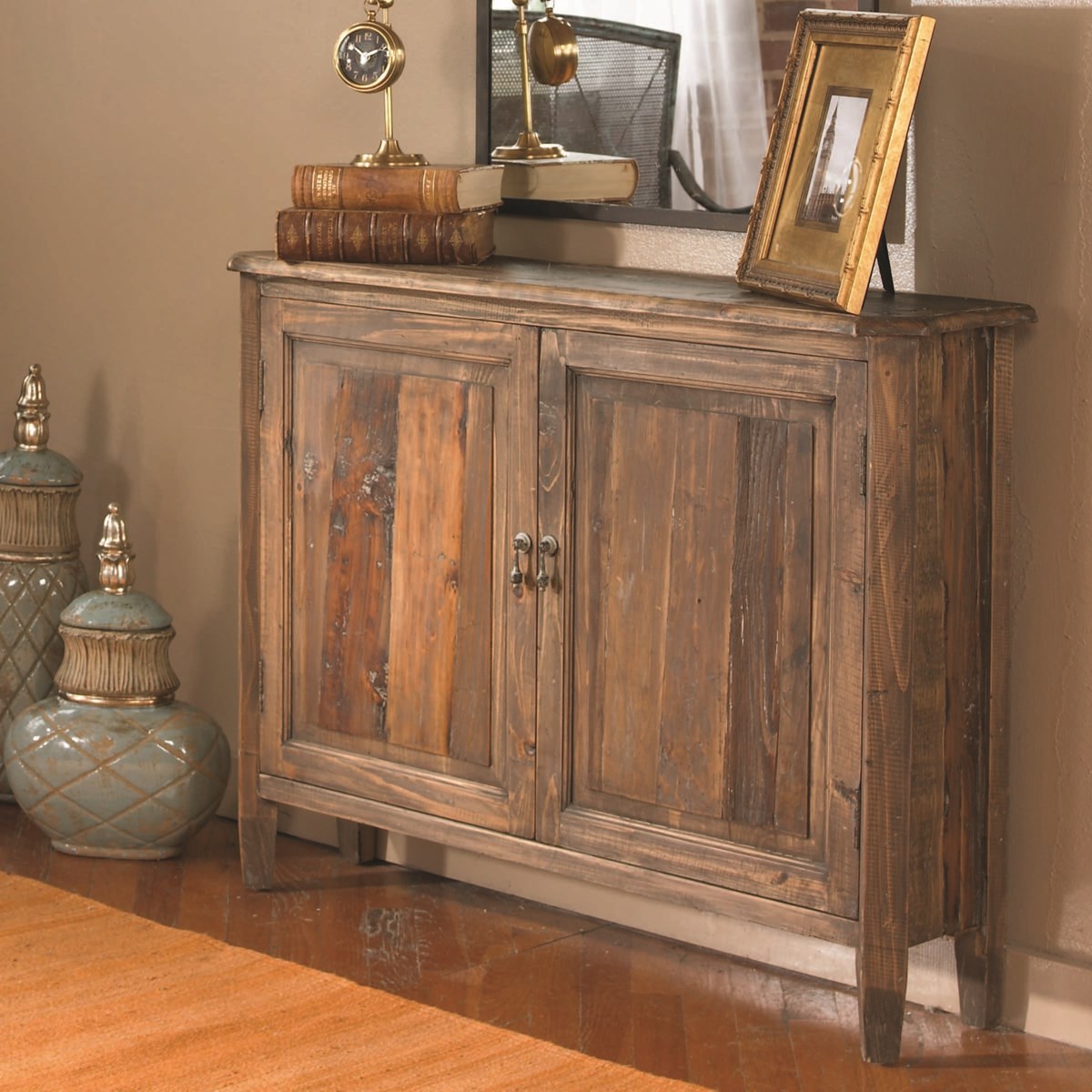 Uttermost Altair Reclaimed Wood Console Cabinet 24244