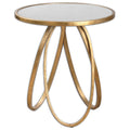 Uttermost Montrez Gold Side Table 24410