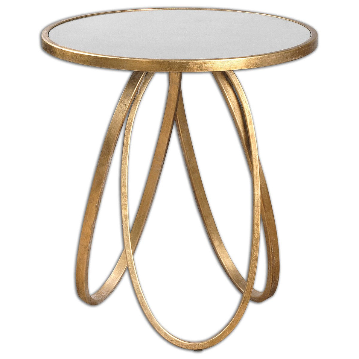 Uttermost Montrez Gold Side Table 24410