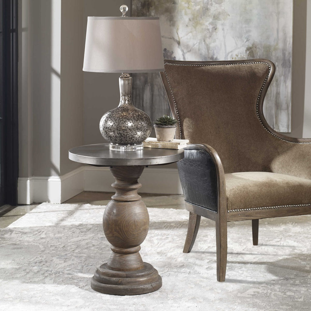 Uttermost Blythe Wooden SideTable 24491
