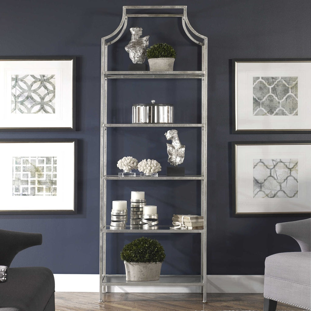 Uttermost Aurelie Silver Etagere 24514