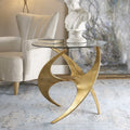 Uttermost Graciano Glass Side Table 24516