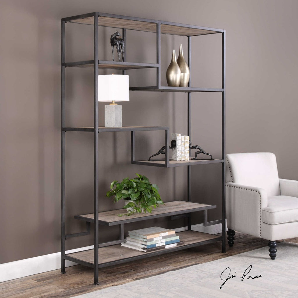 Uttermost Sherwin Industrial Etagere 24682