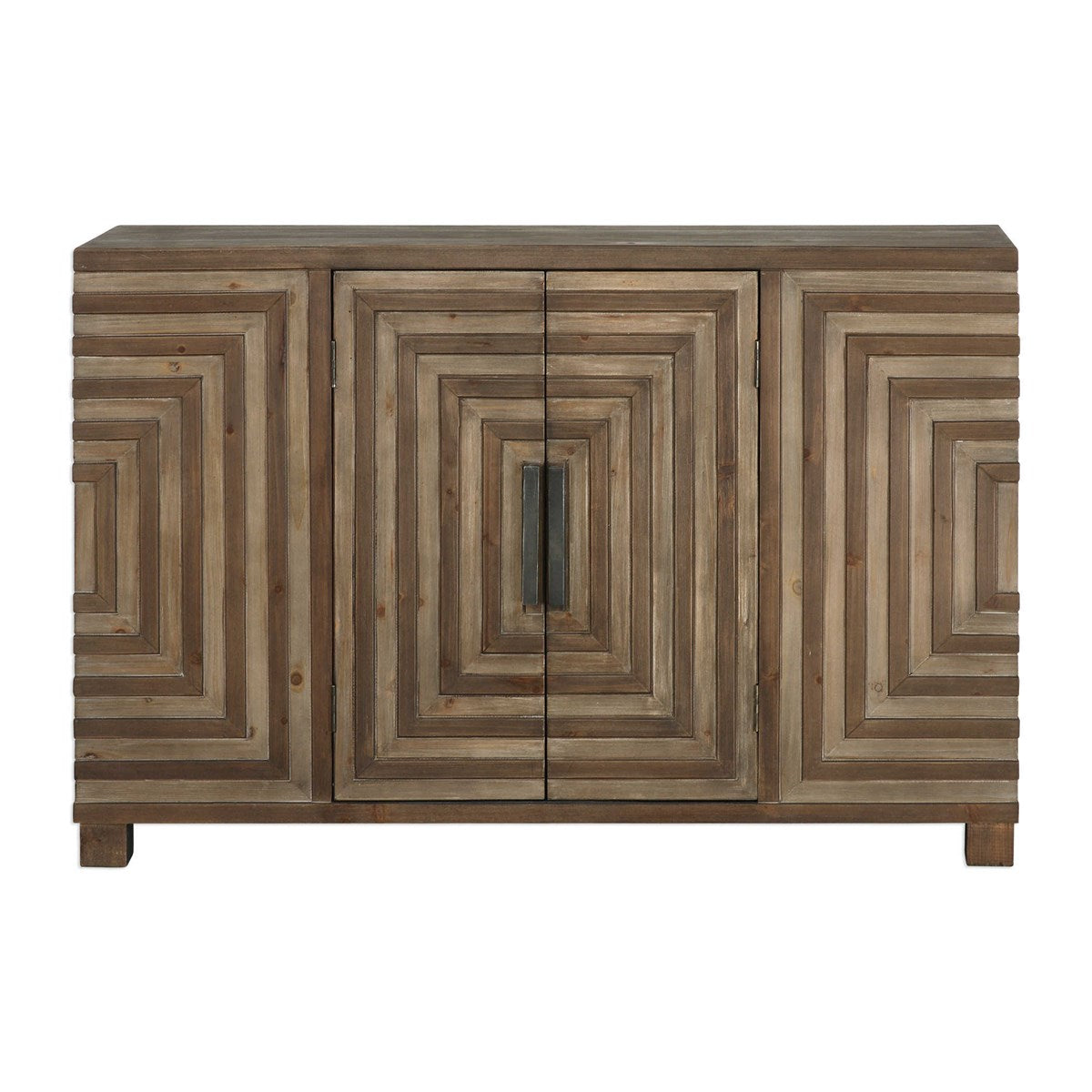 Uttermost Layton Geometric Console Cabinet 24773