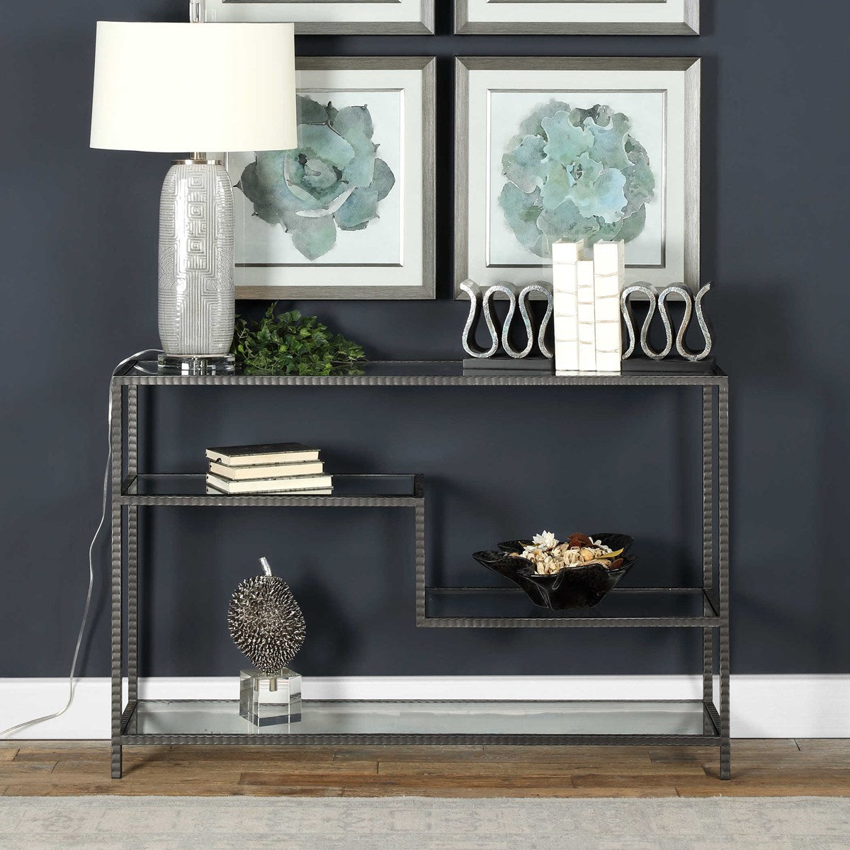 Uttermost Leo Industrial Console Table 24810