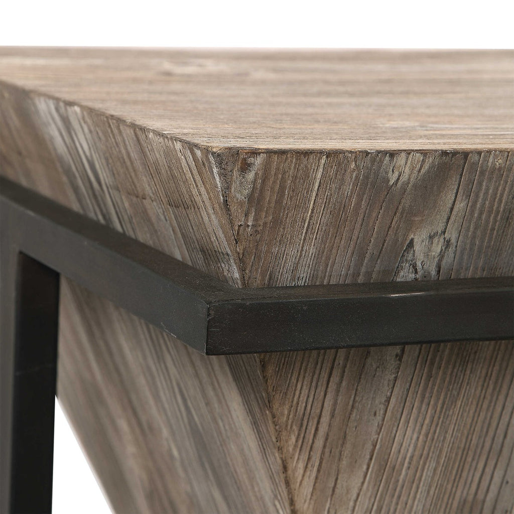 Uttermost Bertrand Wood Accent Table 24864