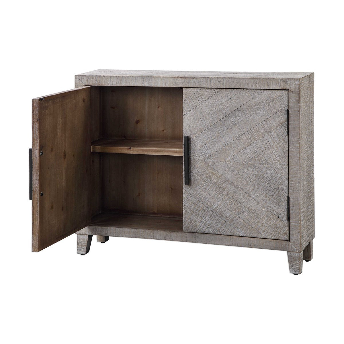 Uttermost Adalind White Washed Accent Cabinet 24873