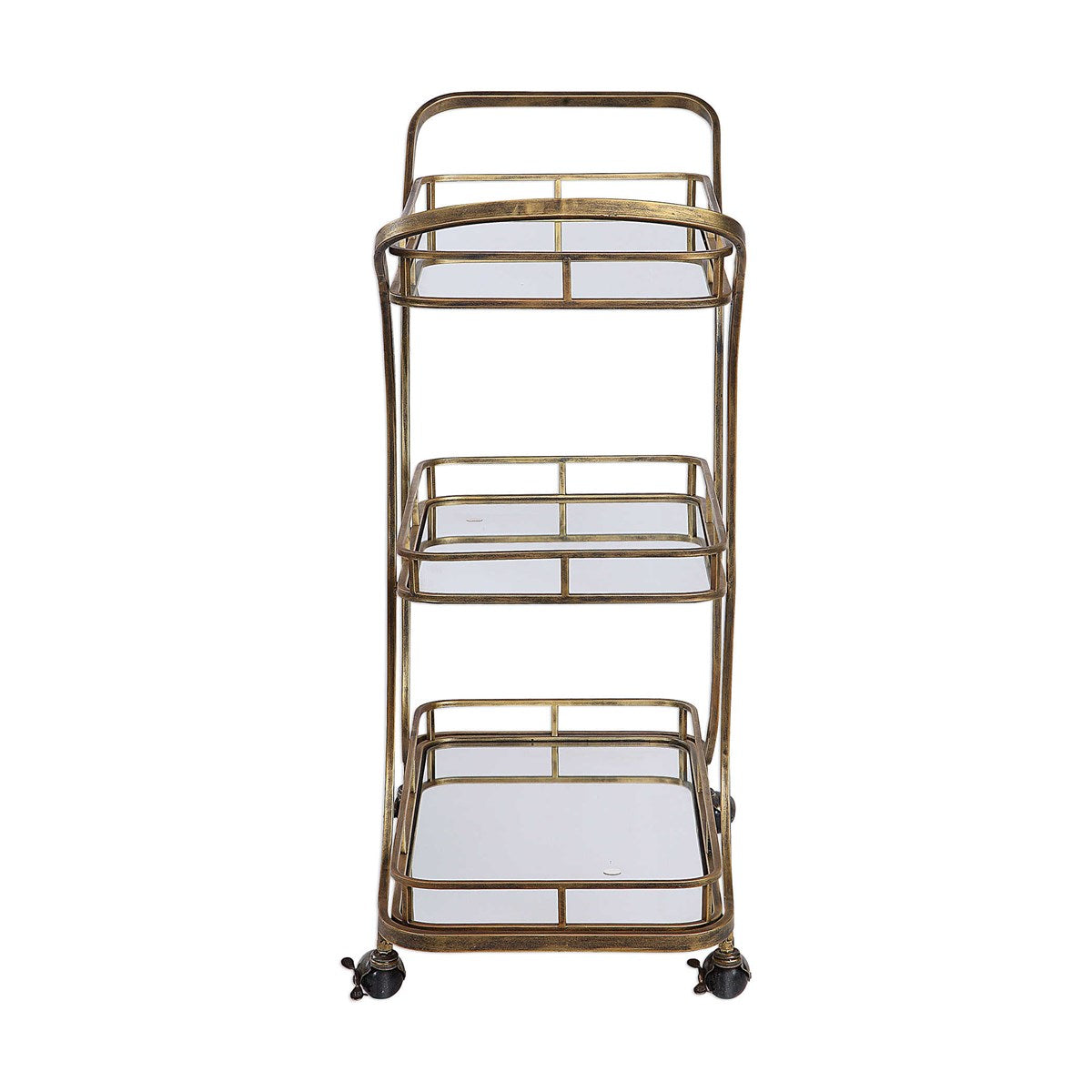 Uttermost Stassi Gold Serving Cart 24876