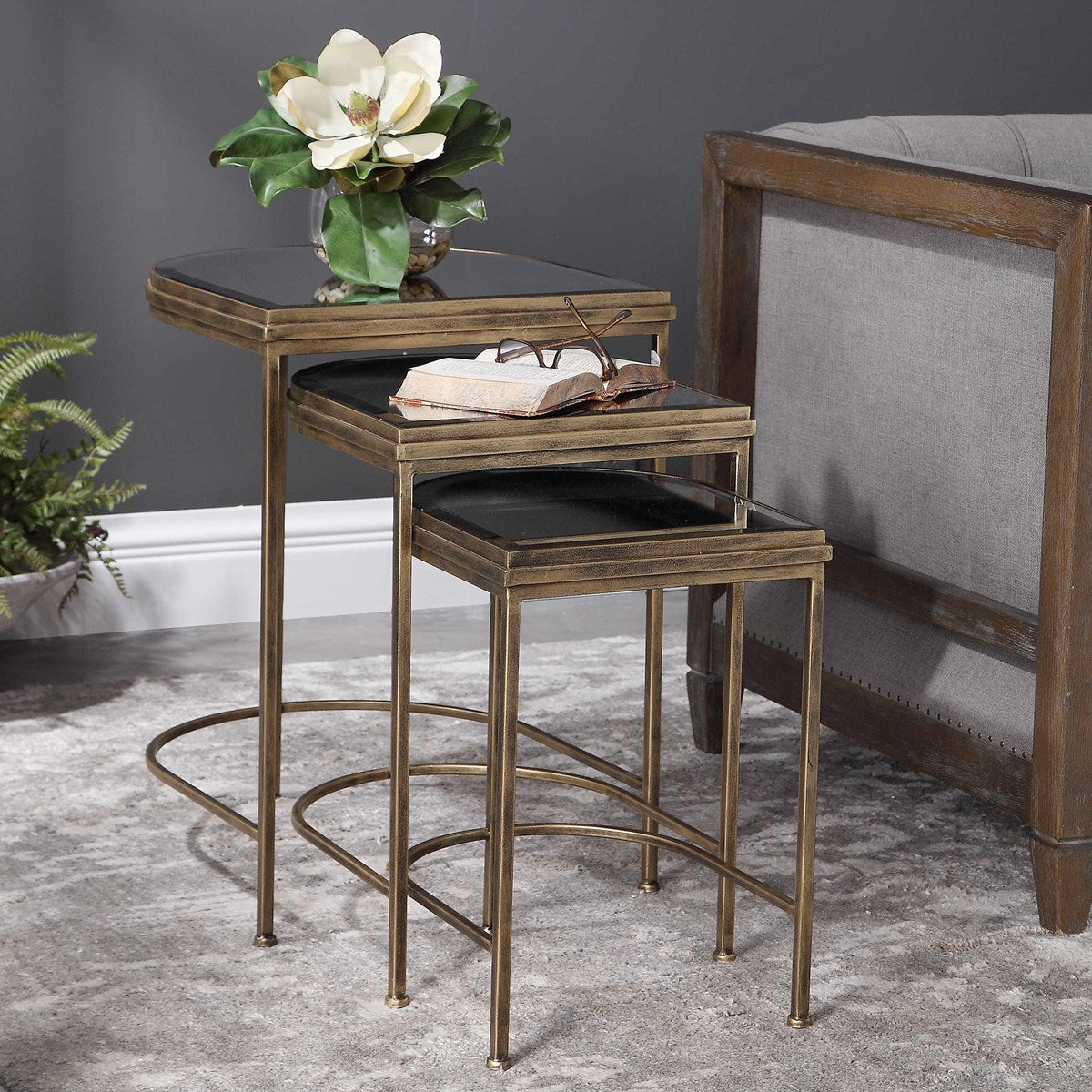 Uttermost India Nesting Tables Set/3 24908