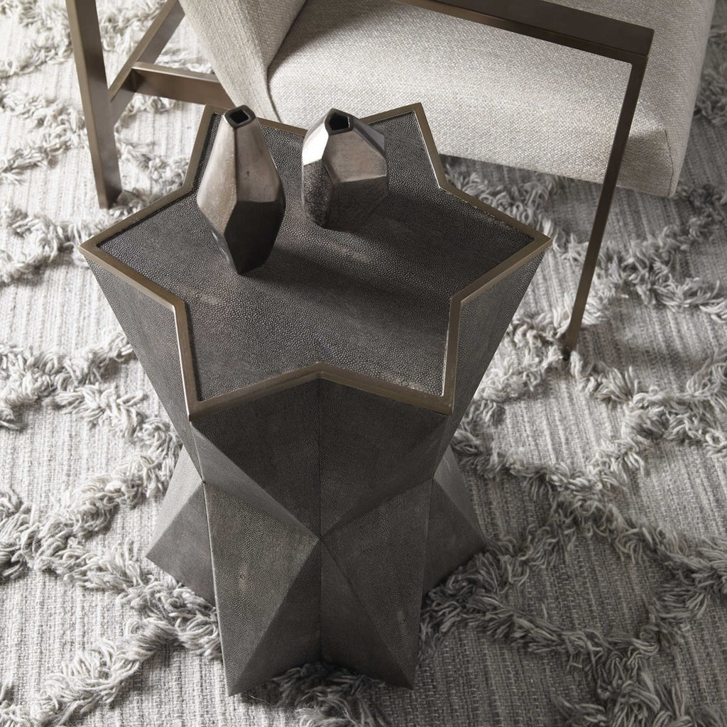 Uttermost Capella Gray Accent Table 24948