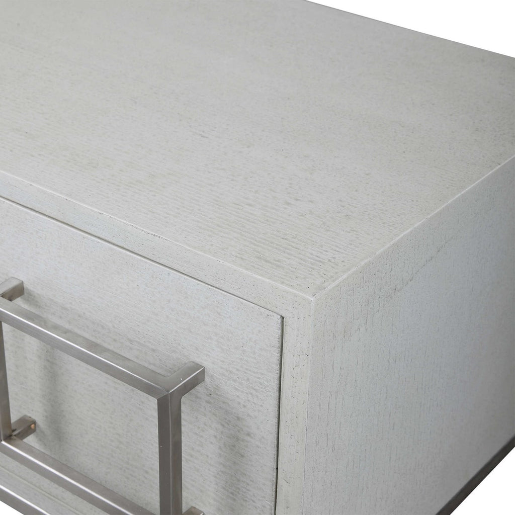 Uttermost Abaya White Console Table 24954