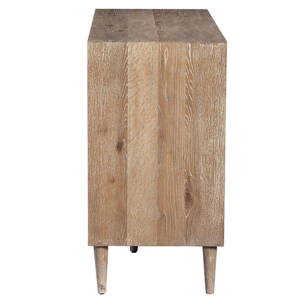 Uttermost Dani 4 Door White Cabinet 25084