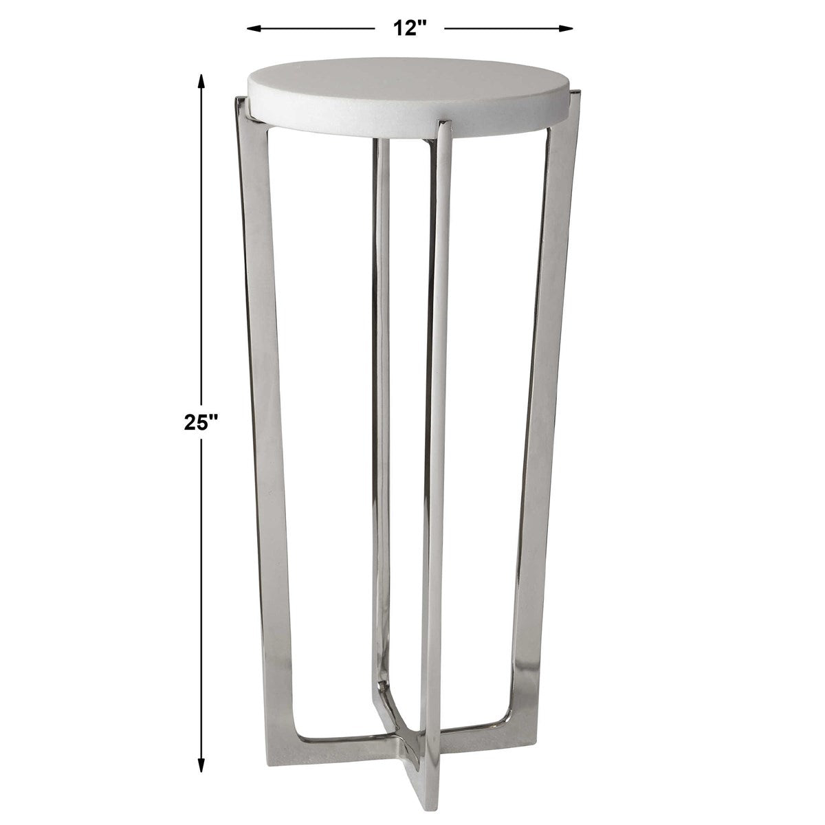 Uttermost Waldorf Marble Drink Table 25099