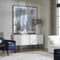 Uttermost Tightrope 4 Door Modern Sideboard Cabinet 25101