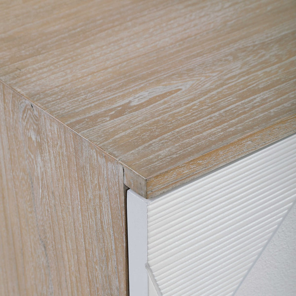 Uttermost Tightrope 4 Door Modern Sideboard Cabinet 25101