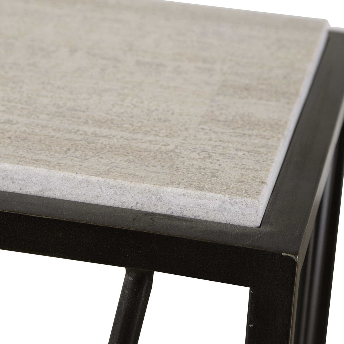 Uttermost Reed Travertine Console Table 25104